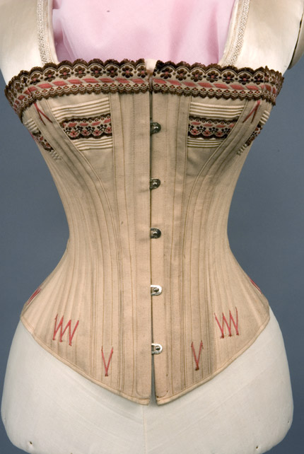 Rococo Stays, Corset of 18th Century, European Fashion 