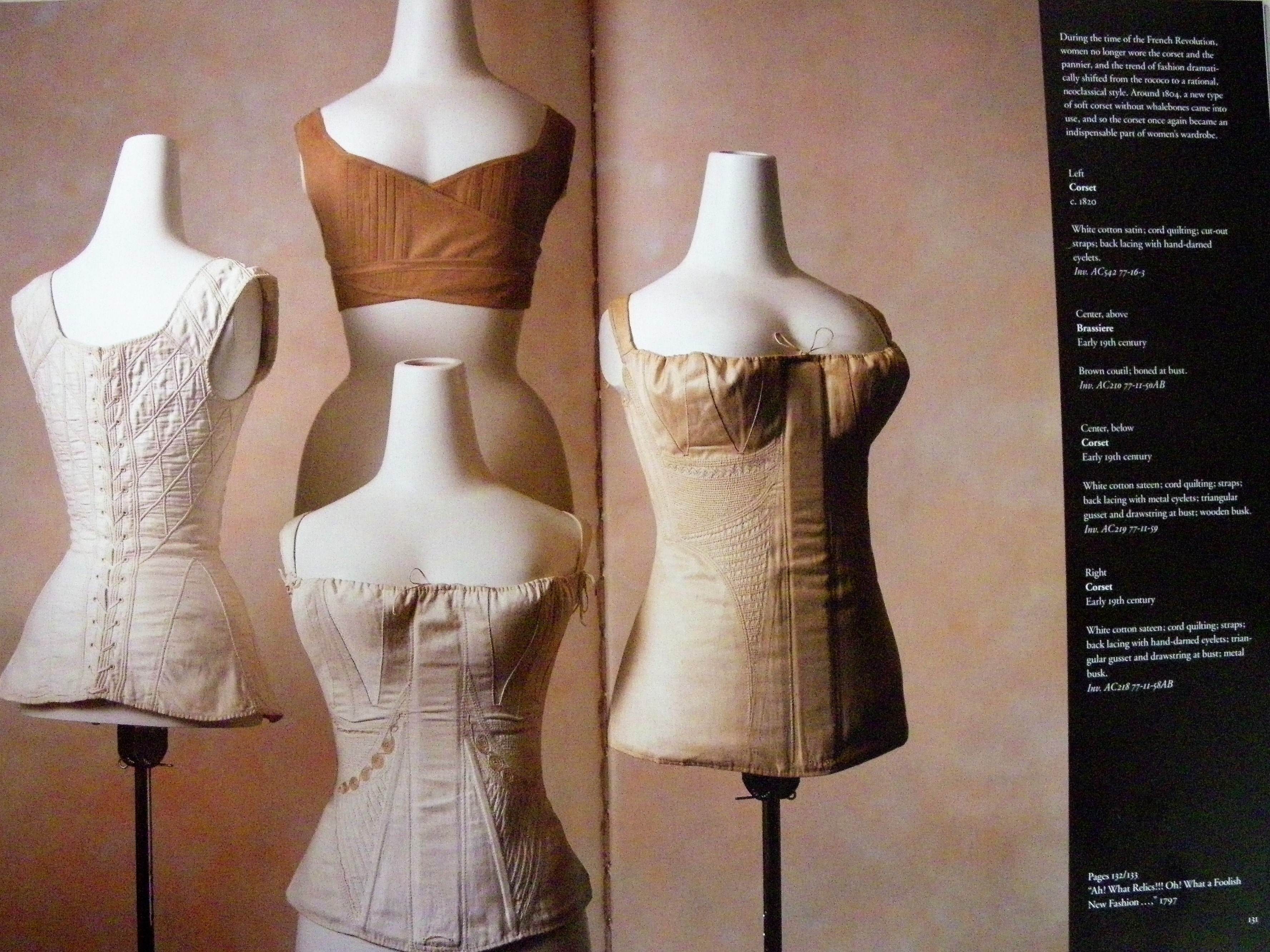 Georgian era corsets  Fashion and Decor: A Cultural History