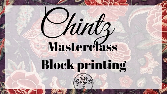 Chintz; cotton in bloom during a masterclass blockprinting