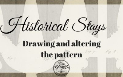 Drawing and altering a stays pattern